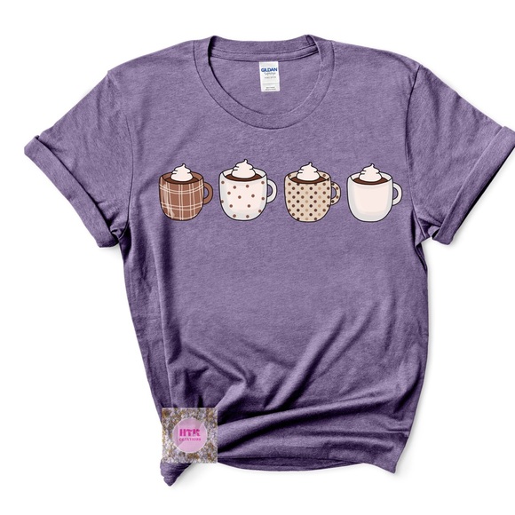 Women’s Cute Coffee T-Shirt - Picture 4 of 6